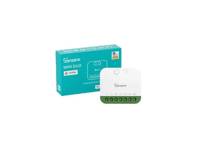 SONOFF MINI-2GS 2 GANG MATTER SW