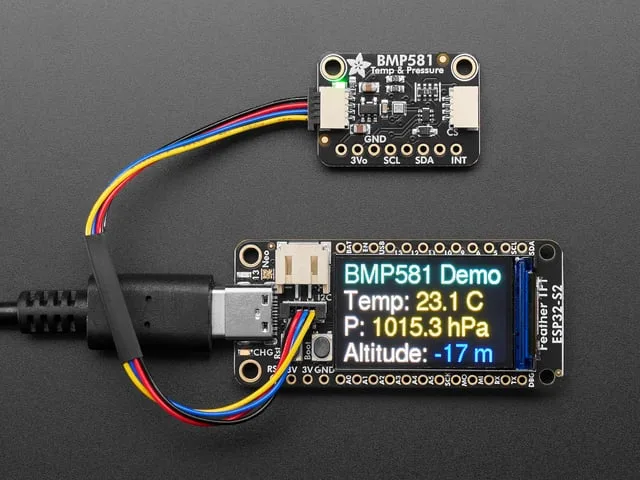 Adafruit BMP581 I2C or SPI Temperature and Pressure Sensor