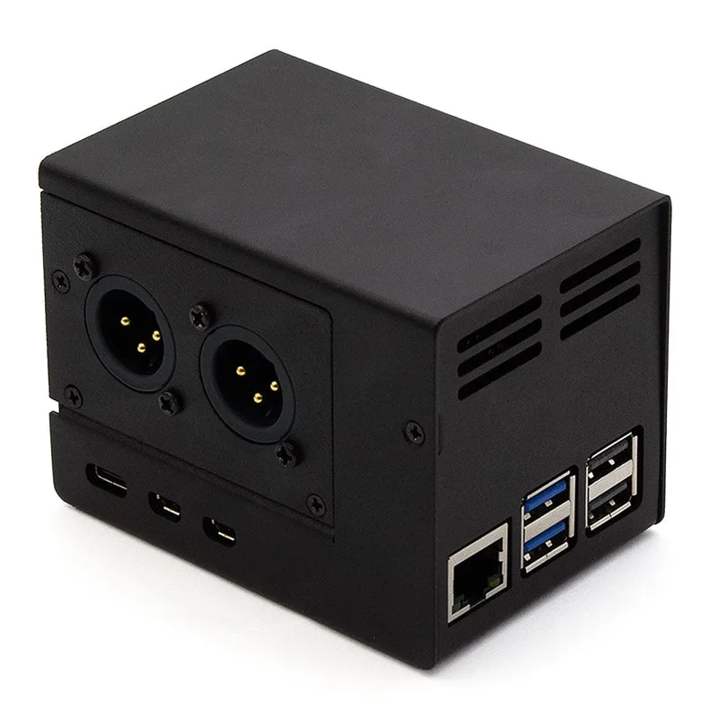 HiFiBerry Steel Case for XLR and Raspberry Pi 5