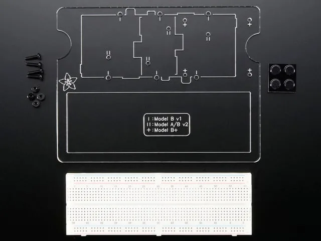 Adafruit Pi Dish for Raspberry Pi - Includes Breadboard