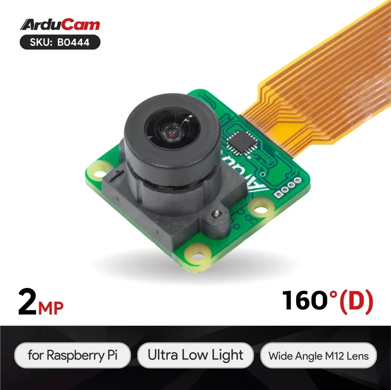 Arducam IMX462搭載 Raspberry Pi用低照度カメラ(IRカットフィルタ内蔵) 1