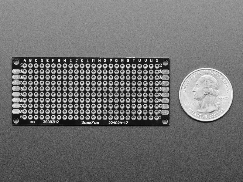 Universal Proto-board PCBs 3cm x 7cm - 3 Pack