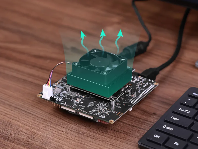 Aluminum Heatsink with Fan for Jetson Orin Module Super Mode