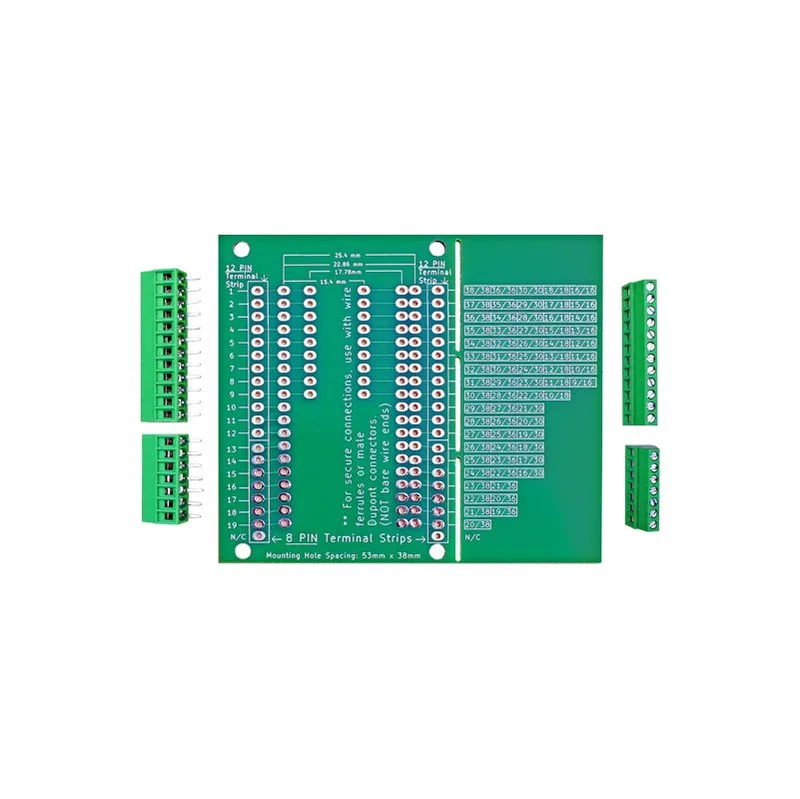 Universal ESP32 Breakout Board: Secure Connections for Most ESP32 Boards