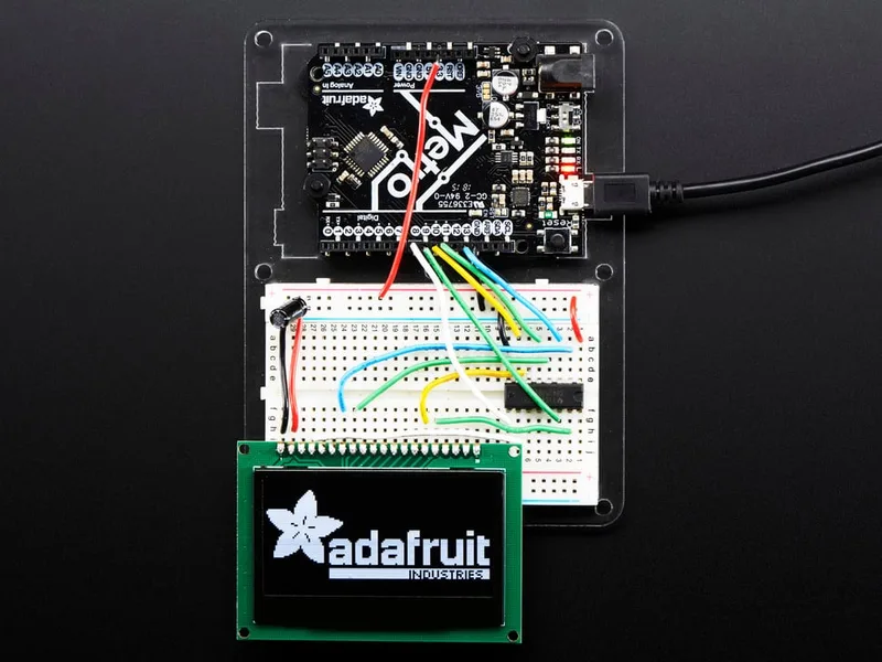Monochrome 2.42" 128x64 OLED Graphic Display Module Kit