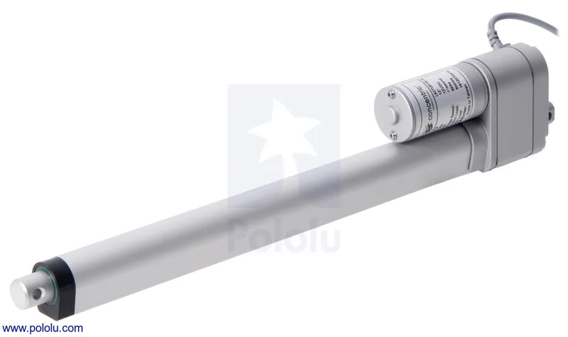 Glideforce GF23-120512-3-65 High-Speed LD Linear Actuator with Feedback: 12kgf, 12" Stroke (11.8" Usable), 3.3"/s, 12V