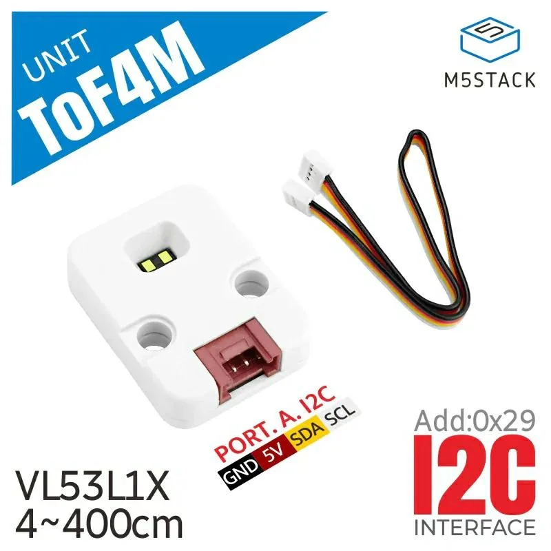 M5Stack用ToF測距センサユニット (VL53L1X) 1
