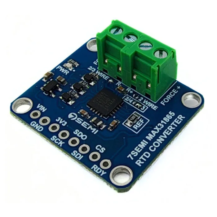 PT100 RTD 3-Wire Temperature Sensor Breakout Board with MAX31865 Amplifier - 7Semi