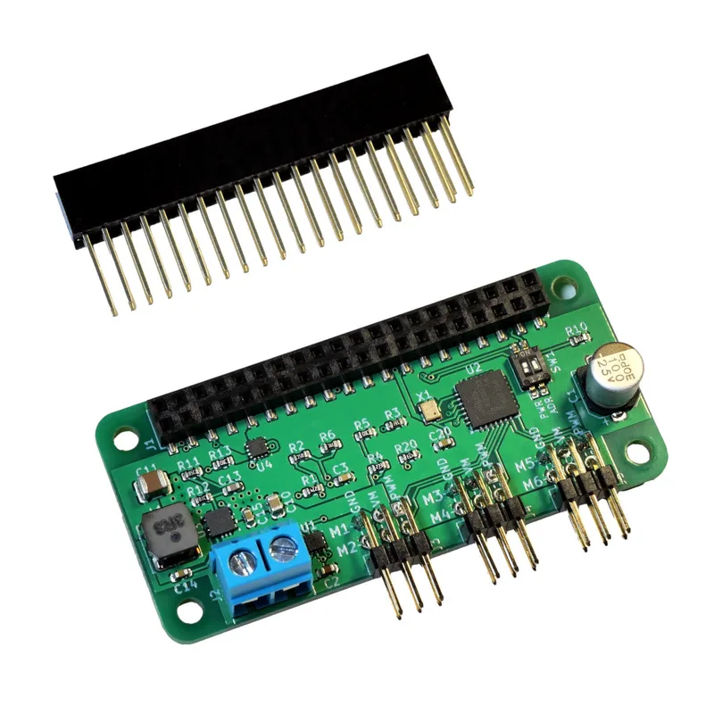 Raspberry Pi用サーボモータードライバー「RPZ-RC-Servo」