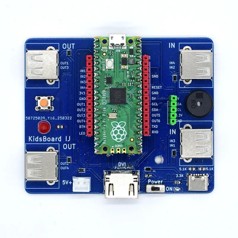 KidsBoard　IJ（Raspberry Pi Pico版）