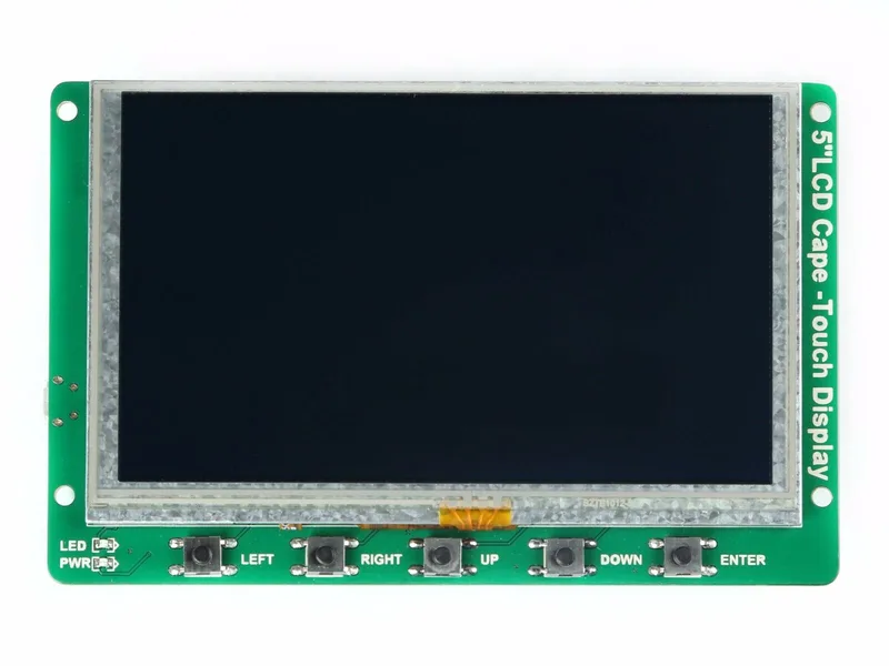 5 Inch Seeed Studio BeagleBone® Green LCD Cape with Resistive Touch