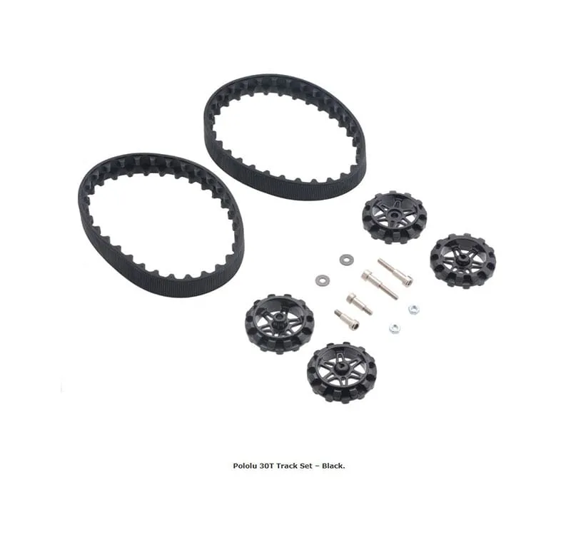 Pololu 30T Track Set - Black | 3033