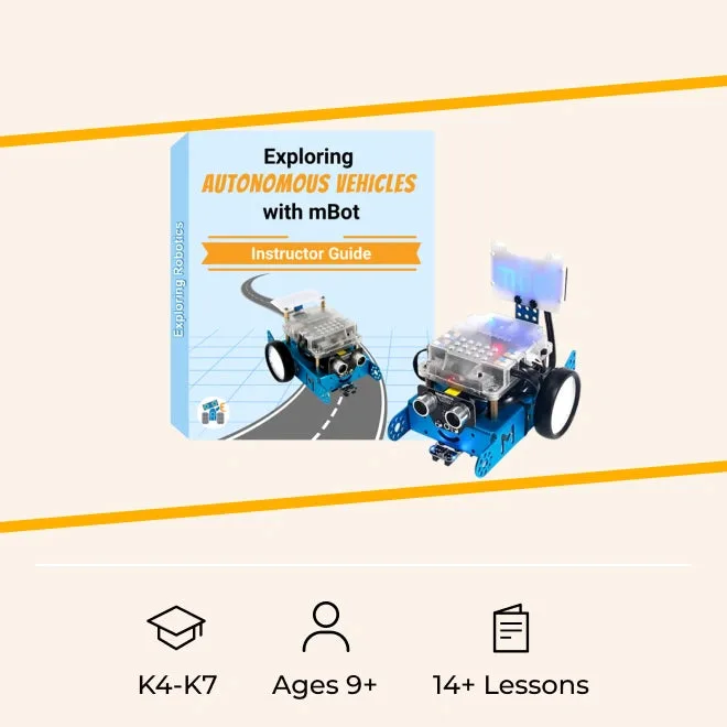 Exploring Autonomous Vehicles with mBot