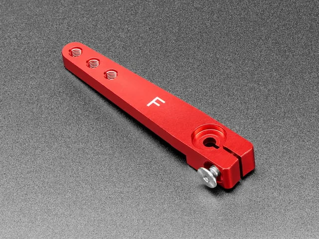 Machined Red Aluminum Servo Arm - 1.75" Long