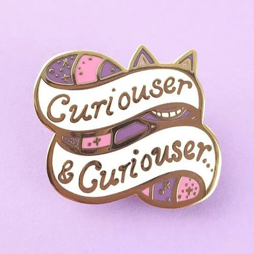 Curiouser & Curiouser Lapel Pin