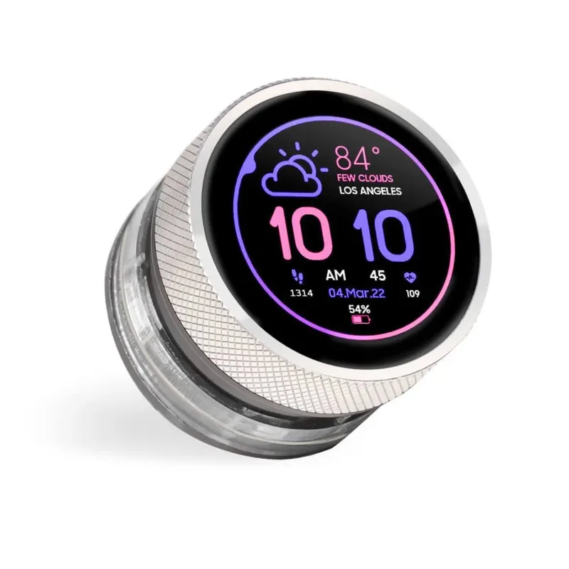 Elecrow CrowPanel 1.28 Inch ESP32 HMI Display with 240x240 IPS Round Touch Screen