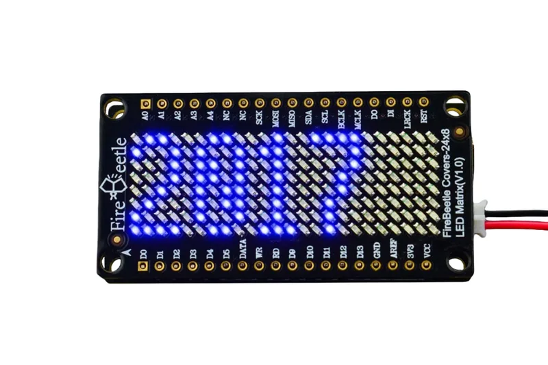 Discover FireBeetle 24x8 LED Matrix for IoT Projects!