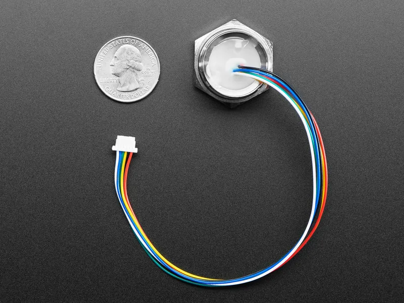 Rugged Panel Mount Fingerprint Sensor with Bi-Color LED Ring R503