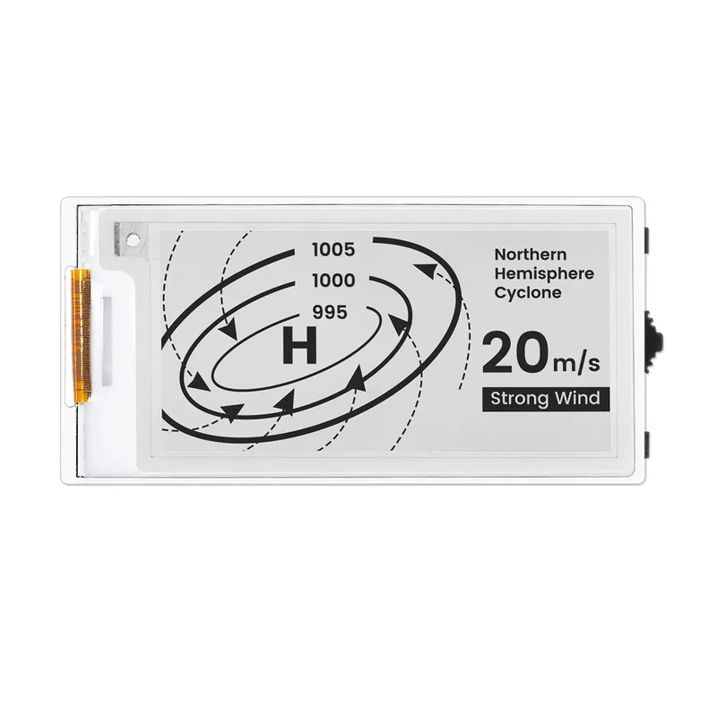 CrowPanel ESP32 2.13inch E-paper HMI Display with 122*250 Resolution, Black/White Color Driven By SPI Interface