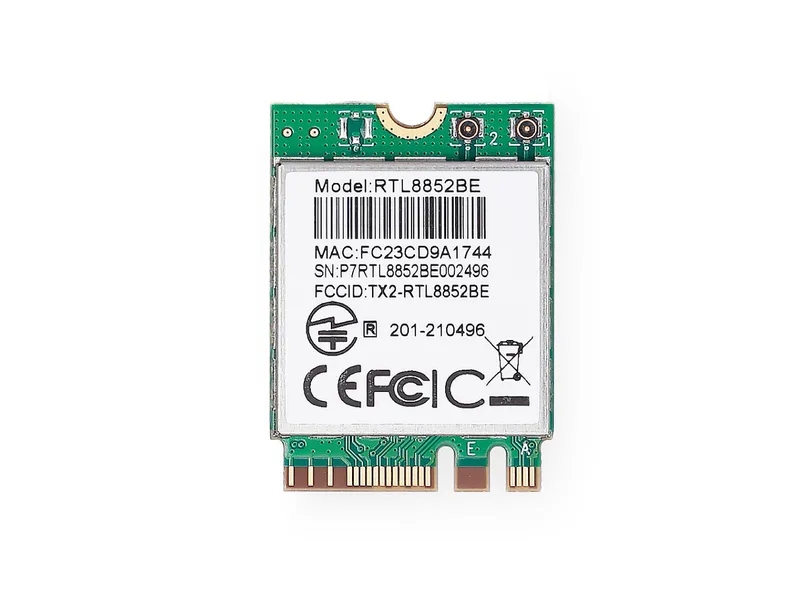 RTL8852BE Wireless NIC, 2.4G/5GHz Dual-Band WiFi 6, Bluetooth 5.2, Compatible with Jetson Orin