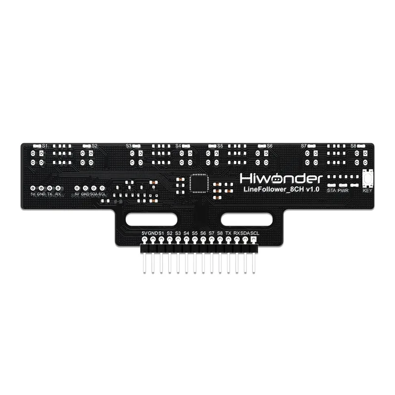 Hiwonder 8-Channel IR Line Follower Sensor Module – IR Line Tracking Module for Robot Cars