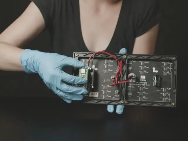 Adafruit RGB Matrix FeatherWing Kit - For nRF52840 Feathers
