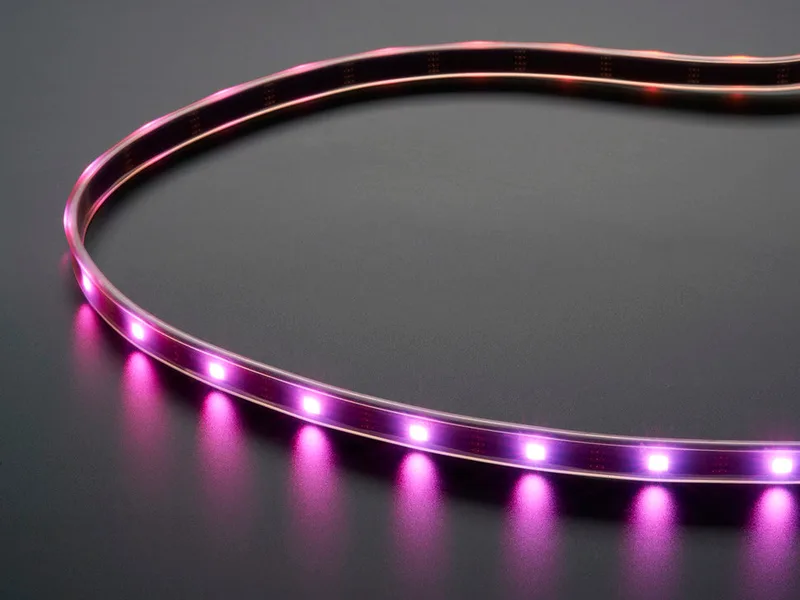 Adafruit DotStar Digital LED Strip - Black 30 LED - Per Meter BLACK