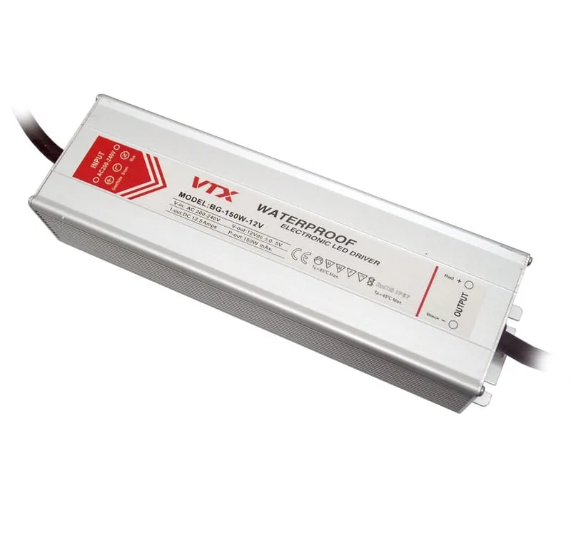12V LED Driver 150W IP67 BG-150-12 Waterproof Power Supply