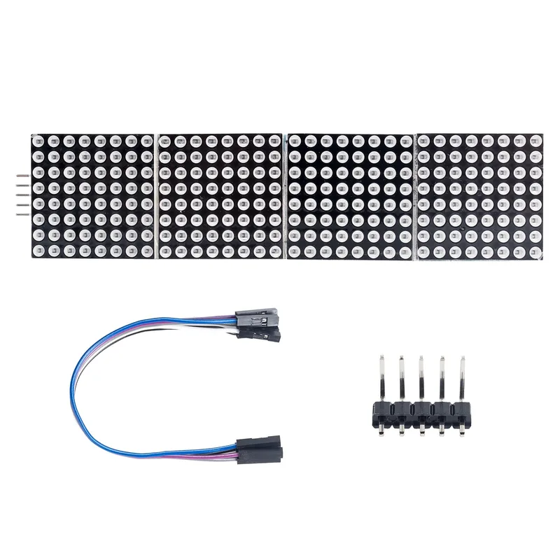 MAX7219 Dot Matrix Module 4 in 1 Display Red