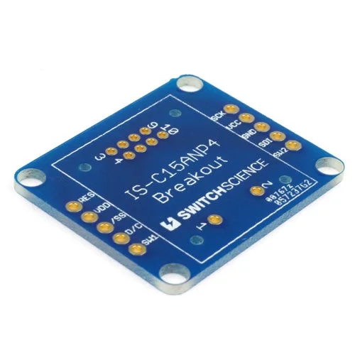 OLED内蔵スイッチIS-C15ANP4用ピッチ変換用基板（基板のみ）--販売終了