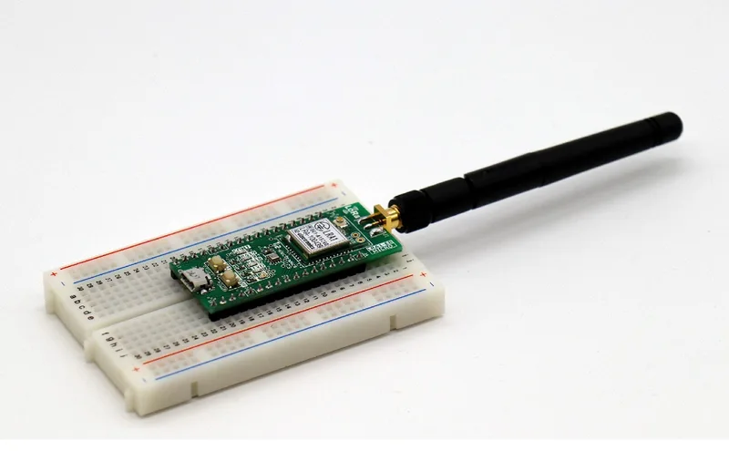 LoRa/FSKモジュール小型版評価ボード(2.54mmDIP化評価ボード) LRA1-EB-MICRO--販売終了