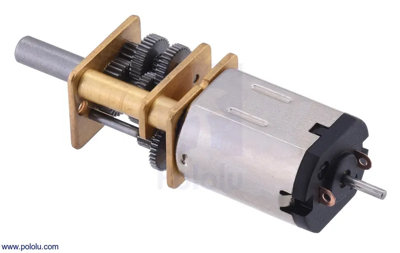 3080 - 1000:1 Micro Metal Gearmotor HPCB with Extended Motor Shaft