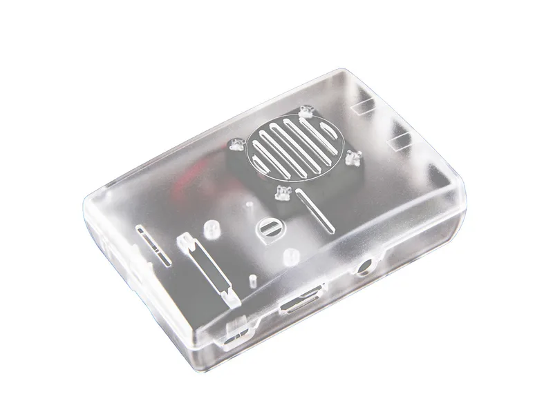 Transparent ABS Enclosure with Cooling Fan for Raspberry Pi 3 Model B & 3B+ 