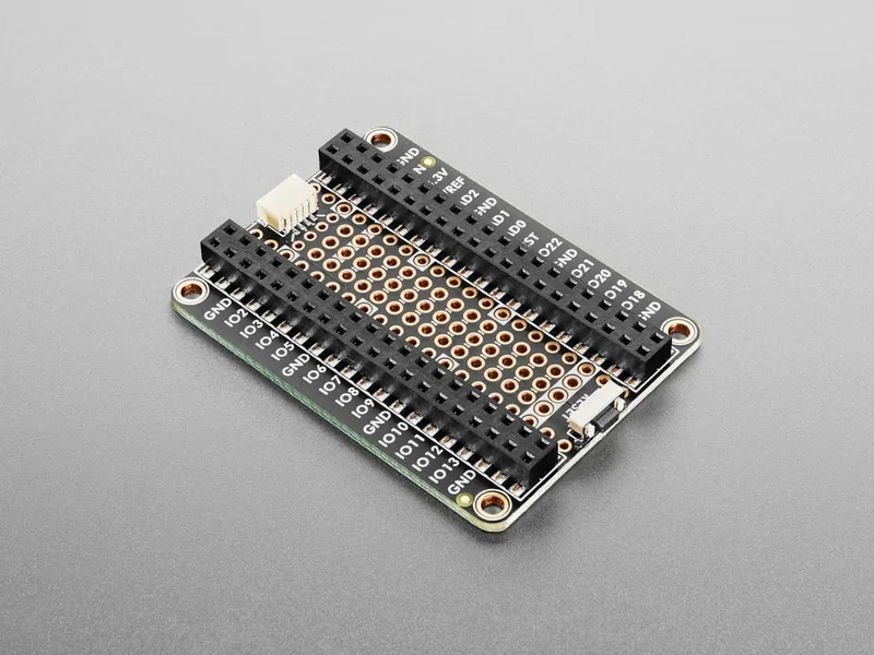 Adafruit Proto Under Plate PiCowBell for Pico - Reset Button & STEMMA QT