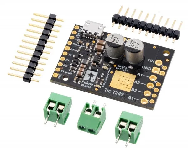 Pololu Tic T249 USB Multi-Interface Stepper Motor Controller