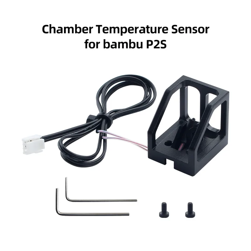Chamber Temperature Sensor Complete Kit with Bracket Screws Tool for Bambu Lab P2S 3D Printer