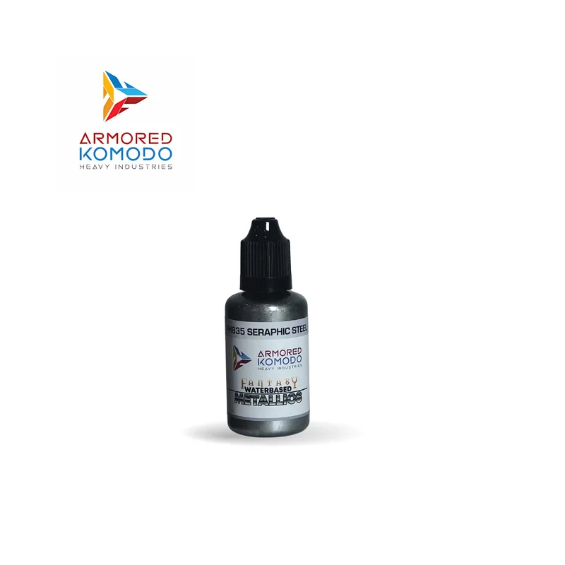 Arkom Waterbased Acrylic Seraphic Steel Fantasy Metallics 30 ml PH835