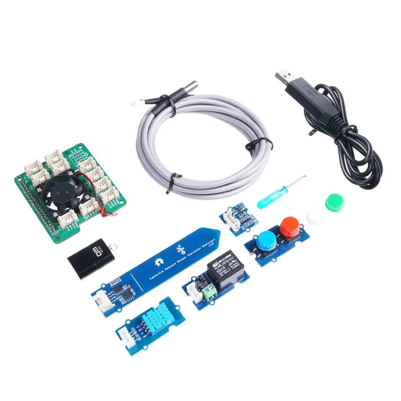 Grove - Raspberry Pi 4用スマート農業キット（Microsoft FarmBeats for Students対応）
