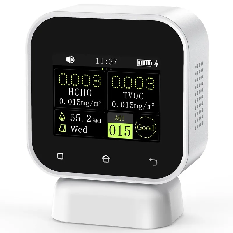 FNIRSI® SFD-02 4-IN-1 Indoor Air Quality Monitor Touchscreen Formaldehyde Detector HCHO TVOC Tester