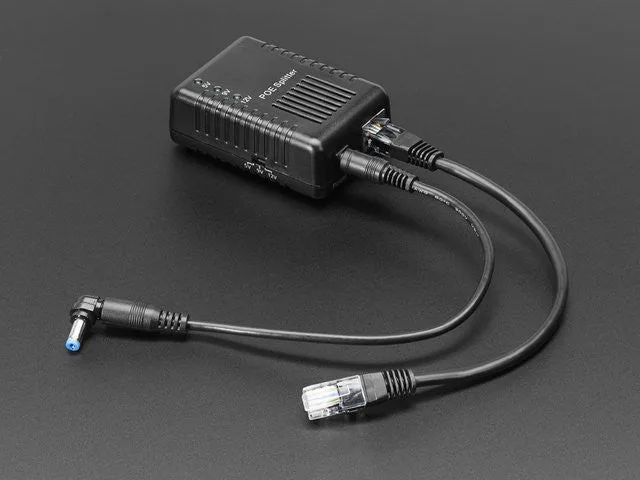 802.3af PoE Output Data & Power Splitter - 5/9/12V