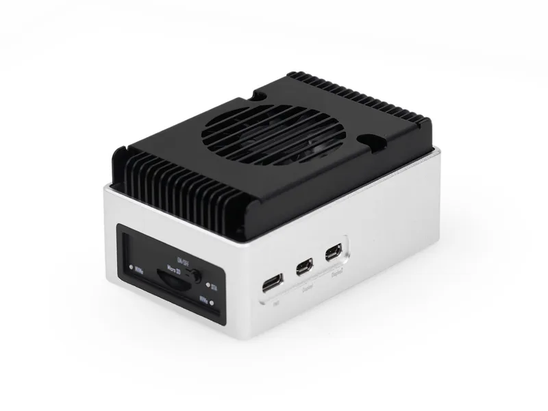 reComputer AI R2140-12 - Raspberry Pi High-Performance Edge AI Computer, Based on Raspberry Pi 5, Hailo-8 AI Acceleration Stick | 16GB RAM