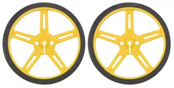 Pololu Wheel 70x8mm Pair - Yellow