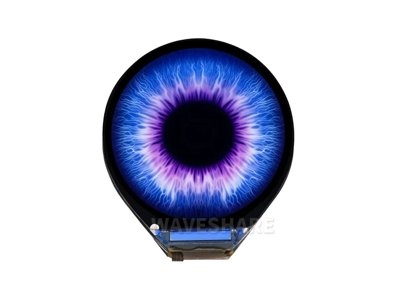 Round 0.71" LCD Display Module - 160x160, SPI, 65K Colors