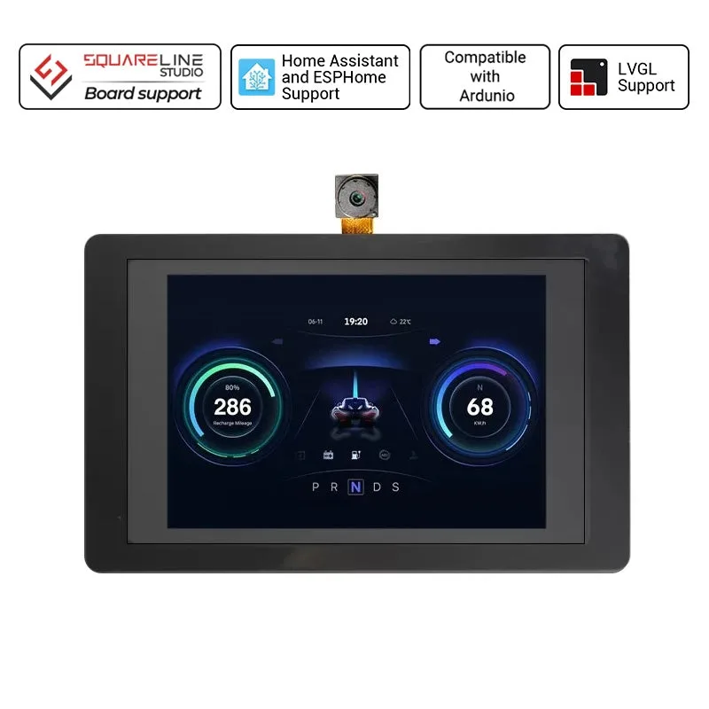 CrowPanel DLC35020S ESP32 Terminal 3.5" paralleles TFT-LCD 480x320 HMI Display mit OV2640 Kamera