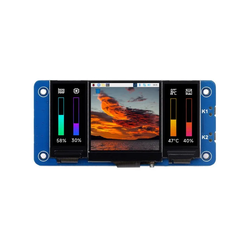 Raspberry Pi用 3画面LCD HAT（Zero LCD HAT(A)）