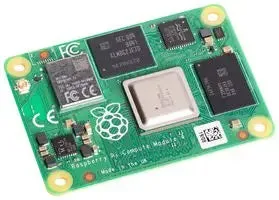 Raspberry Pi Compute Module 4, 4GB RAM, 8GB eMMC, Wireless, BCM2711, ARM Cortex-A72