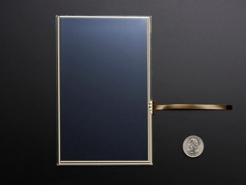 Resistive Touchscreen Overlay - 7" diag. 165mm x 105mm - 4 Wire