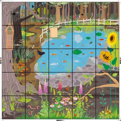 Wildlife Garden Mat for Bee Bot and Blue Bot