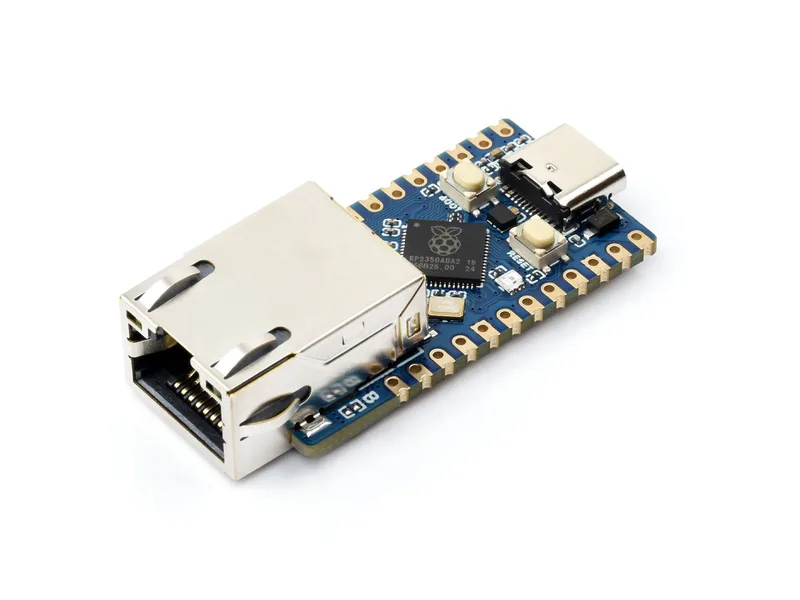 RP2350-ETH Mini – Ethernet-Enabled Raspberry Pi Microcontroller Board