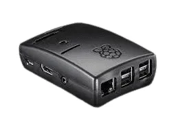 Raspberry Pi Black Case for Model 3B, 3B+ and 2B (Multicomp)